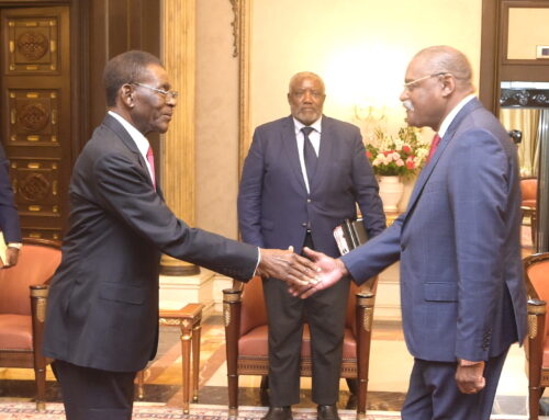 Obiang Nguema Mbasogo recibe al enviado especial de Luanda