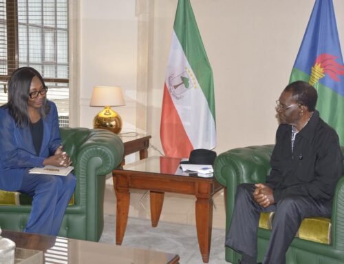 Obiang Nguema recibe en audiencia a la ministra de Asuntos Exteriores de la República Centroafricana