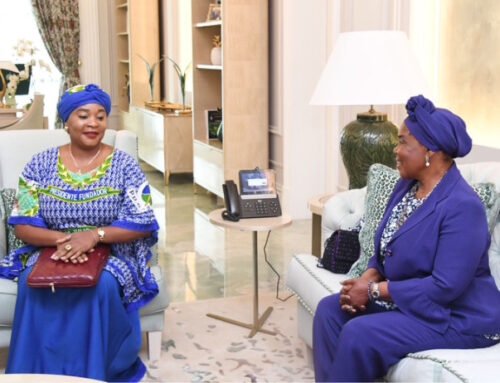 La Primera Dama recibe a la Secretaria General Adjunta Segunda del PDGE